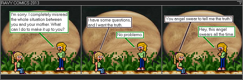 Why do you think she's still here on Earth?