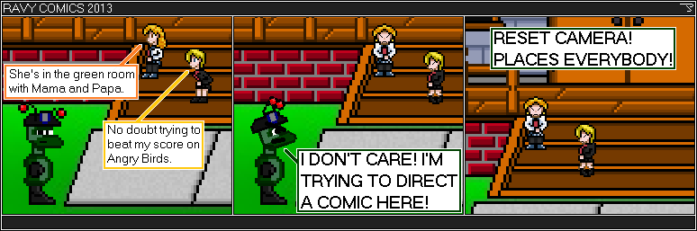 Ravy, Uni, and Op are the three characters that have been around the longest.