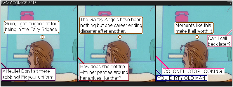 Galaxy Angel. Colonel Volcott. Millfuelle Sakuraba. Forte Stollen. Ranpha Franboise. Mint Blancmanche..