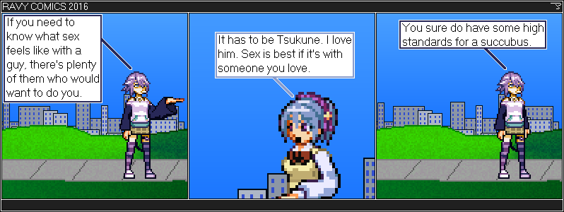 Rosario Vampire. Kurumu x Mizore.